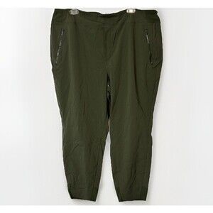 Athleta Trekkie North Jogger Pant Olive Green Size 20 Outdoor Hiking Athleisure
